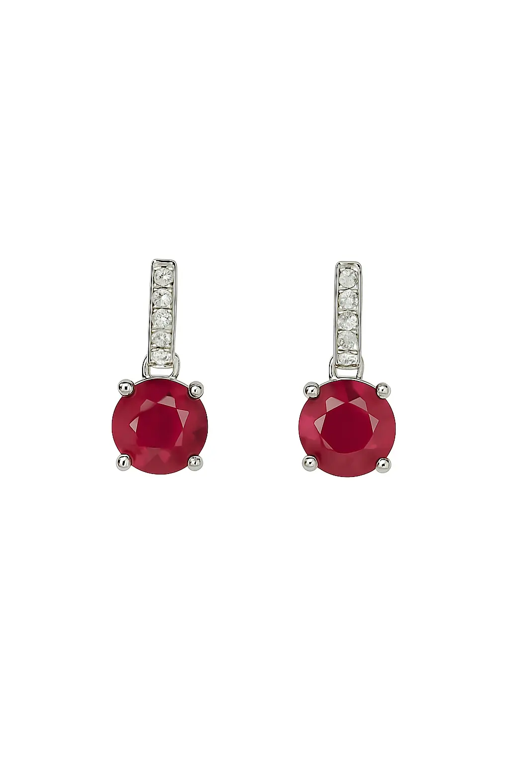 Classic Round Ruby Pendant Set - House Of B