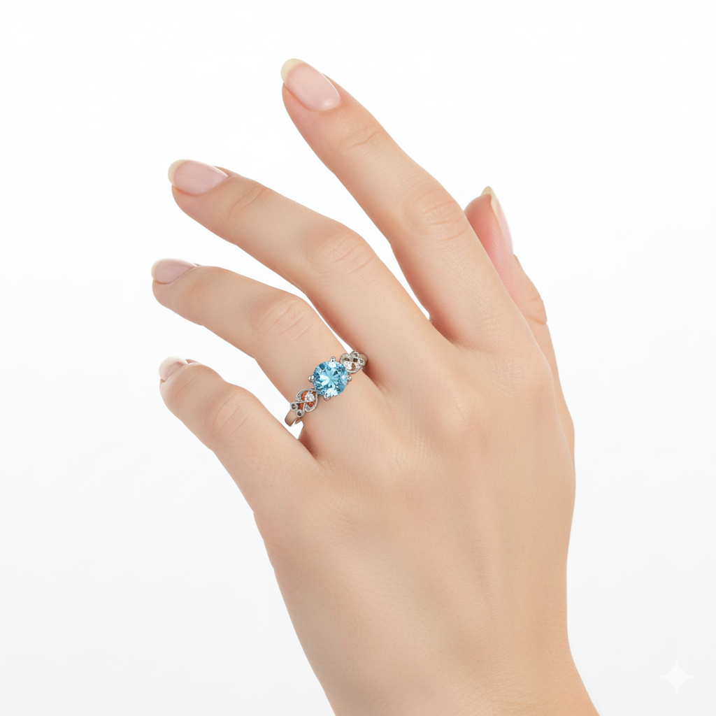 Blue Drop Ring - House Of B