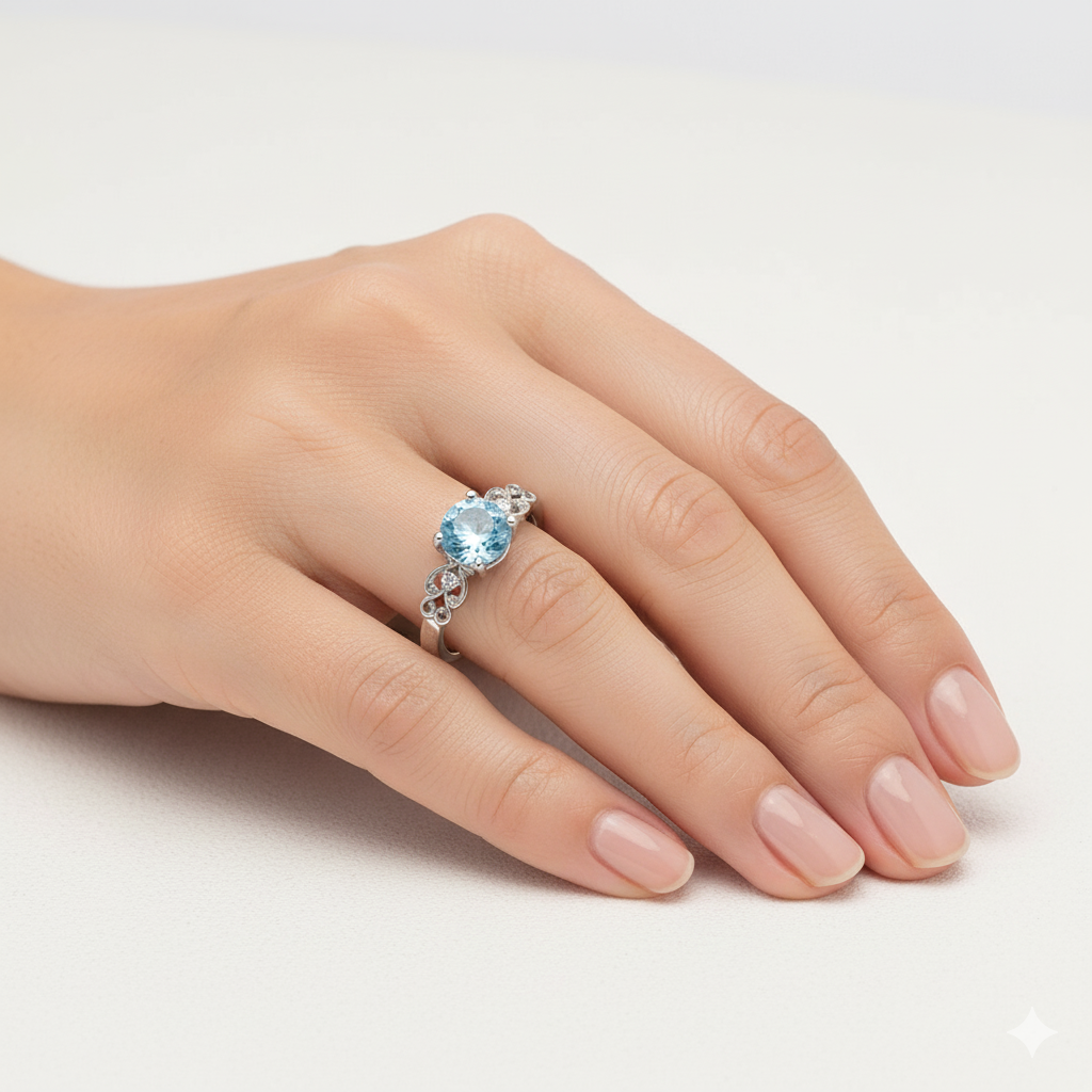 Blue Drop Ring - House Of B